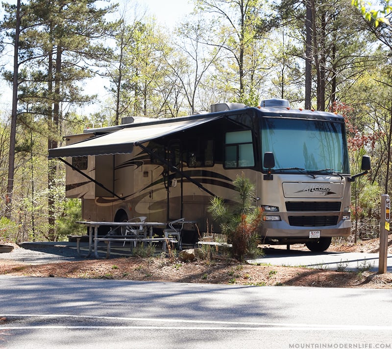 Are you looking for places to park your RV in Northern Georgia? Check out our experience at Don Carter State Park to see if it's right for you.