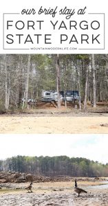 Looking for a RV campground to stay at while traveling through Georgia? Come check out our experience at Fort Yargo State Park.