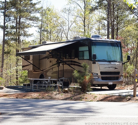RV Camping at Don Carter State Park