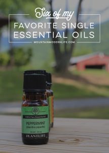 Looking to incorporate natural remedies into your lifestyle? Here are 6 of my favorite single essential oils that I frequently use. | MountainModernLife.com
