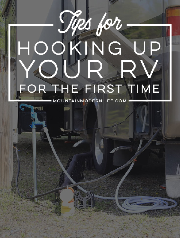tips for hooking up your RV for the first time