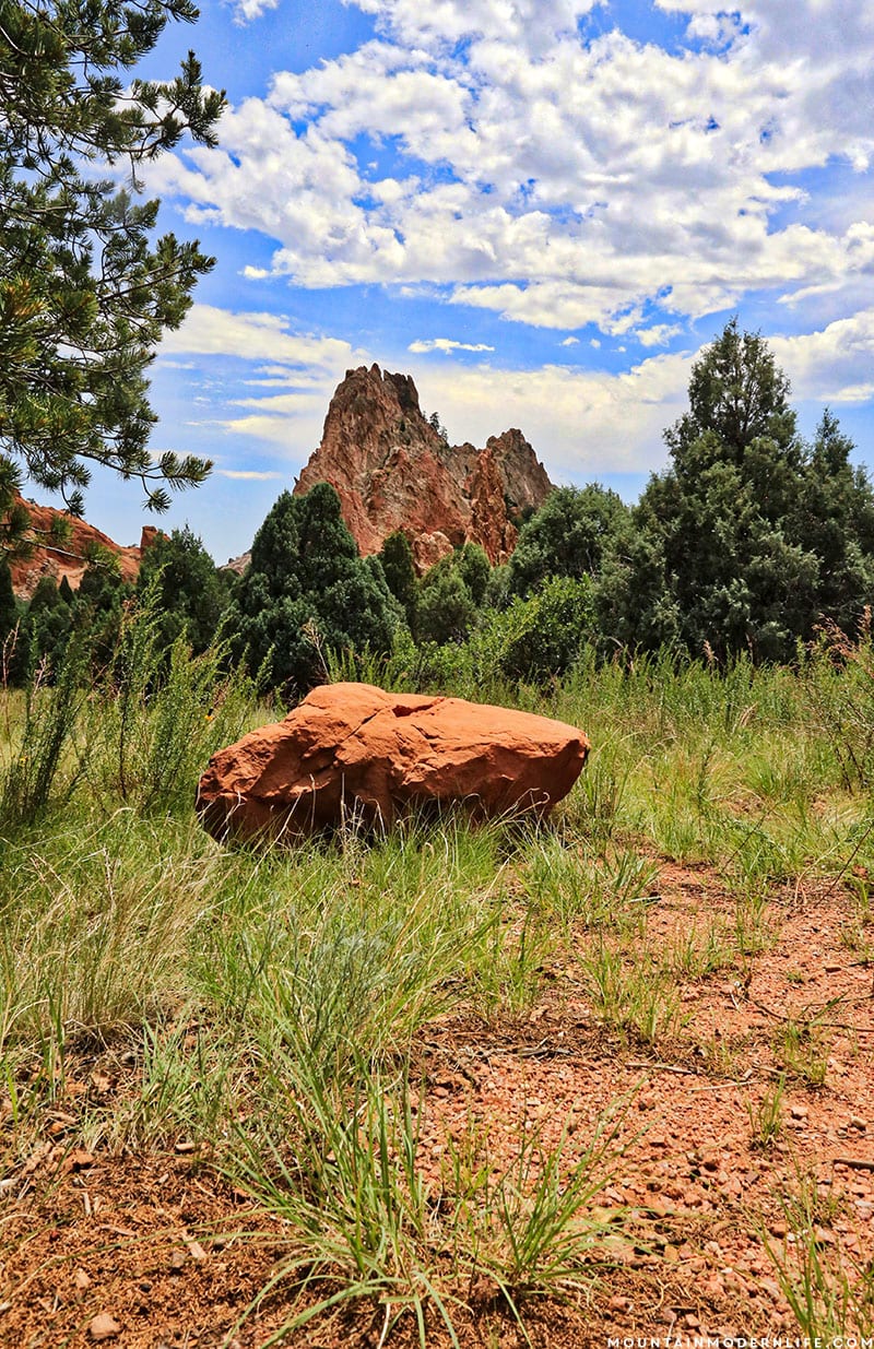Looking for something free to do around Colorado Springs? Visit Garden of the Gods and see stunning rock formations set against spectacular mountain views! MountainModernLife.com