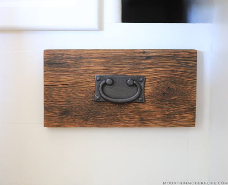 How to Make Reclaimed Rustic Drawers (the easy way!)