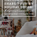 My Camper Christmas - Share your RV holiday decorations! MountainModernLife.com