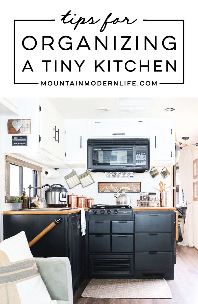 Tips for Organizing a Tiny (RV) Kitchen