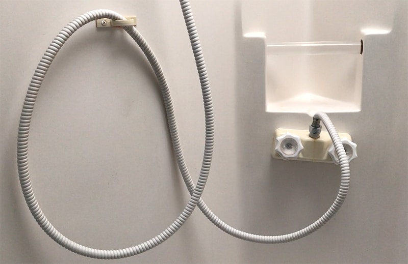 Are you looking for an easy update to do in your RV? Consider upgrading your RV shower faucet, it's an easy project that'll make a world of a difference! Mountainmodernlife.com