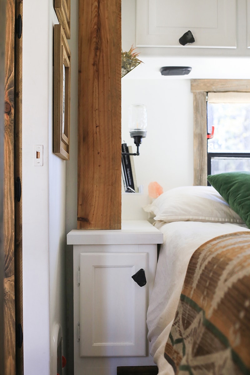 Our RV Curtains and My Secret to Finding Them - how I found the perfect Southwest-inspired curtains for our tiny home on wheels! MountainModernLife.com