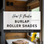 cordless burlap roller shades