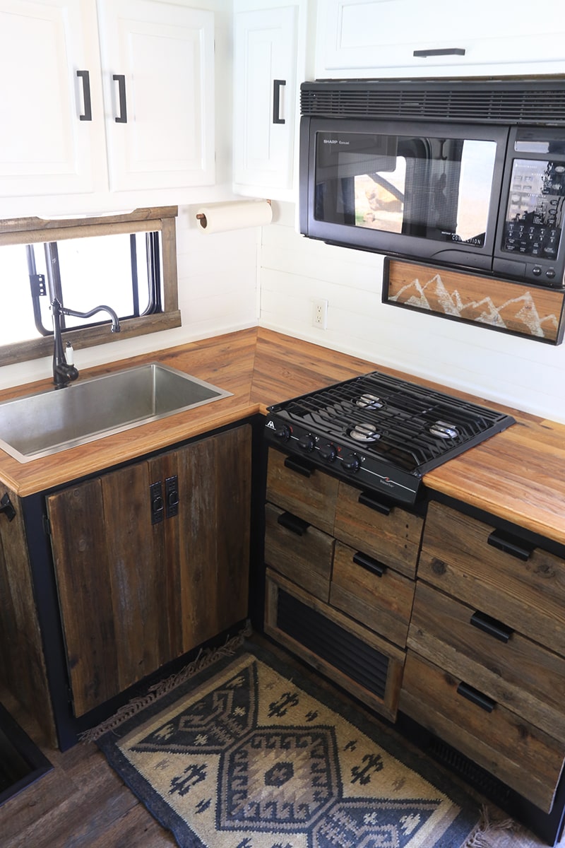 Reclaimed Wood Kitchen Cabinets