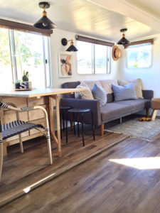 Tour this Modern Country Travel Trailer Renovation from Kalifornia Kountry of Instagram! Featured on MountainModernLife.com