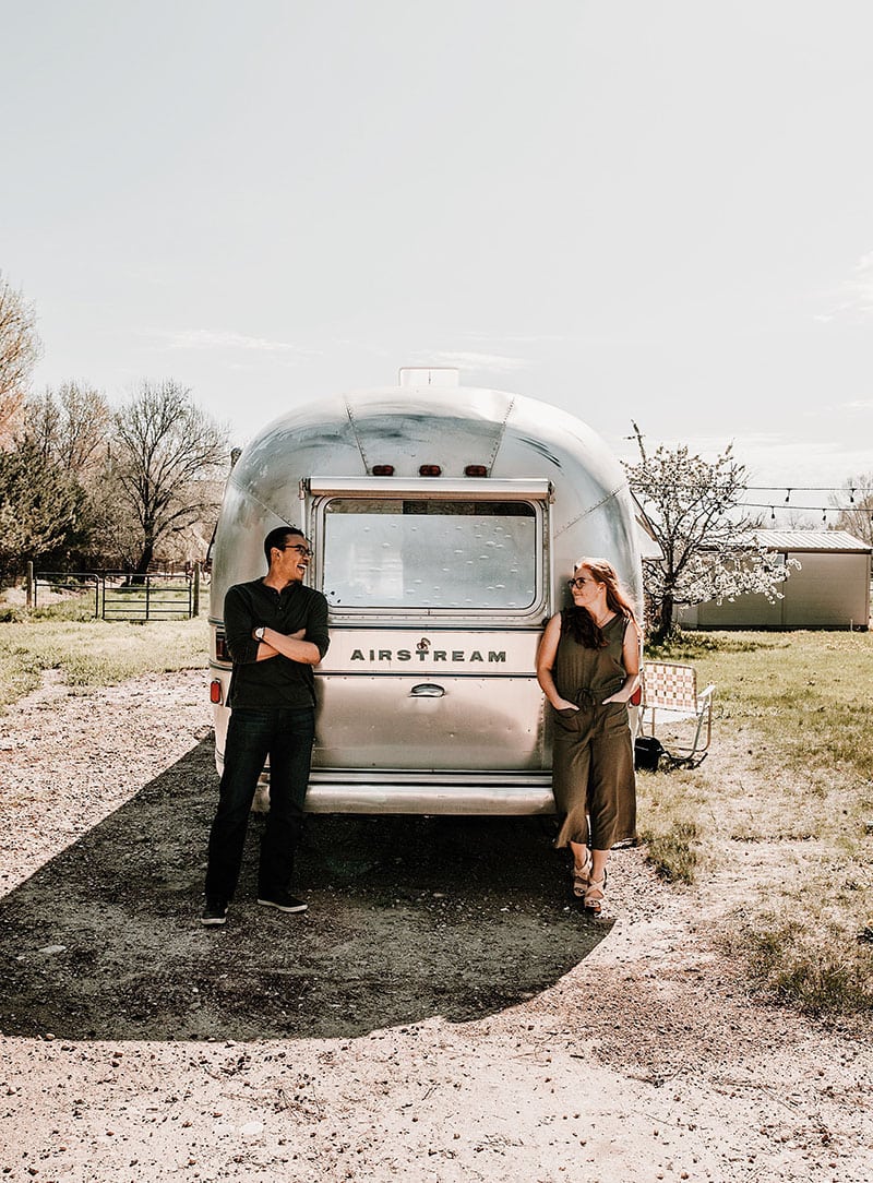 Modern Eclectic Airstream Renovation from Genuinely Ginger | Photo by Zoya Dawn | Featured on MountainModernLife.com