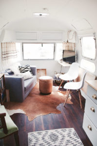 Tour this Modern Eclectic Airstream Renovation from Genuinely Ginger | Featured on MountainModernLife.com