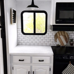 (Camper) Design Vibes: See how RVFixerUpper transforms drab campers into stylish tiny homes! MountainModernLife.com