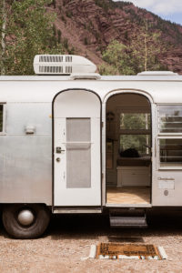 Camper Tour: Meet Miss Marjorie, a 1962 Airstream Reimagined by an Artist and Textile Designer, Bonnie Christine!