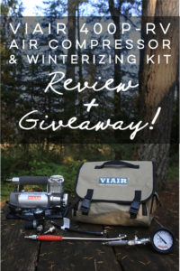 Enter to win the Viair 400P-RV Portable Air Compressor and Winterizing Kit! Plus check out our review to see why it’s perfect for RV’ers! MountainModernLife.com