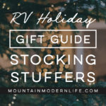 Need gift ideas for the nomad in your life? These RV stocking stuffers are not only useful, but they're compact too! #RVGiftGuide #RVstockingstuffers #RVLife