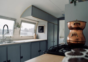 Camper Tour: Meet Magdalene the Airstream (for sale!), a vintage trailer renovated by @SteadyStreaminCashios | Featured on MountainModernLife.com