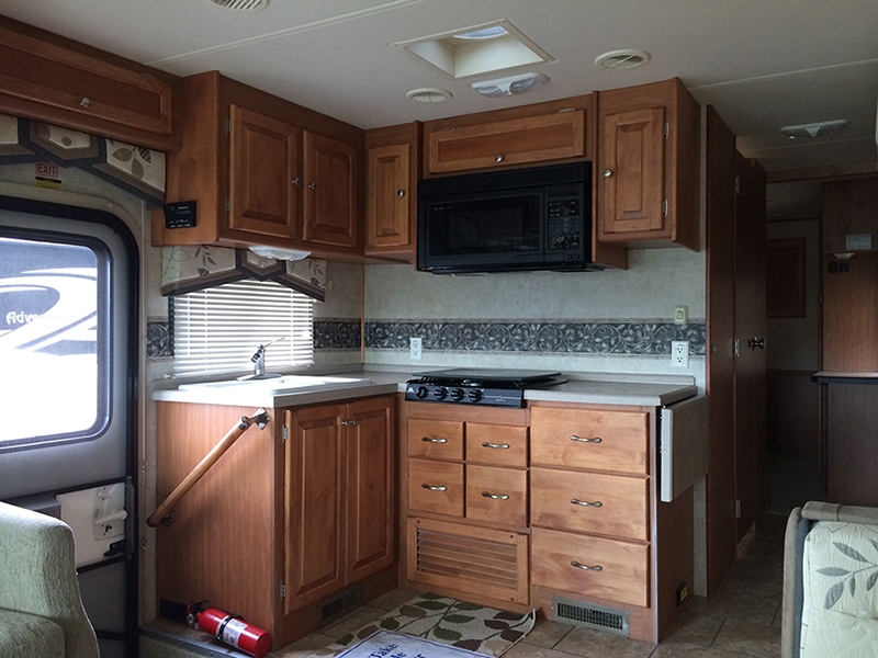 Come see how an outdated RV was transformed into a Rustic Modern Motorhome! 