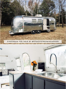 Camper Tour: Meet Magdalene the Airstream (for sale!), a vintage trailer renovated by @SteadyStreaminCashios | Featured on MountainModernLife.com