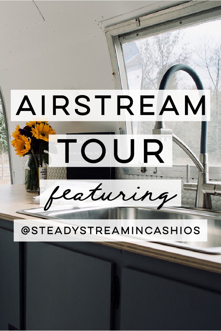 Camper Tour: Meet Magdalene the Airstream, a vintage trailer renovated by @SteadyStreaminCashios! | Featured on MountainModernLife.com