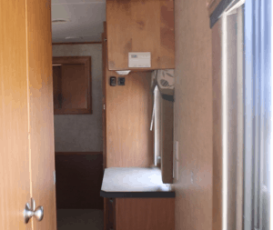 Come see how an outdated RV was transformed into a Mountain Modern Motorhome! #RVremodel #RVrenovation #camperremodel #camperrenovation #campermakeover #RVmakeover #mountainmodernlife #rusticmodern #mountainmodern #tinyhome #beforeafter