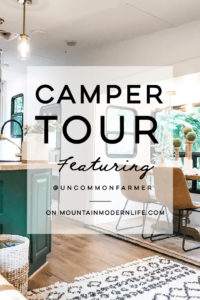 Camper Tour: This family traded a house by the ocean for a home on the road. Photos from @UncommonFarmer / Featured on MountainModernLife.com