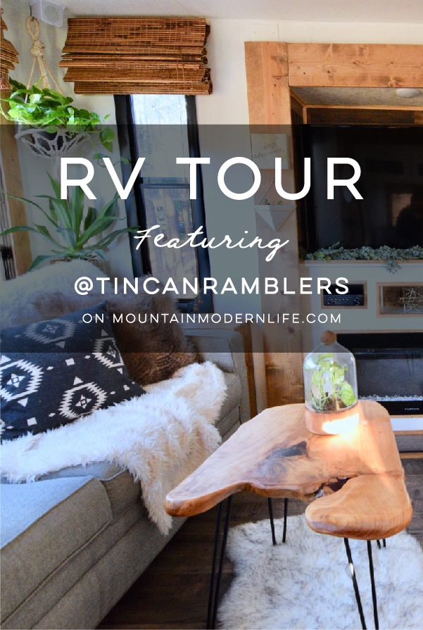 This renovated travel trailer from @TinCanRamblers has major Southwestern Vibes! See the before and after on MountainModernLife.com