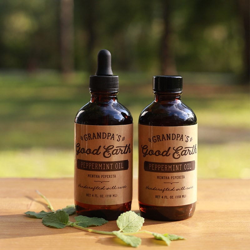 Grandpa's Good Earth 100% Pure Peppermint Oil | mountainmodernlife.com