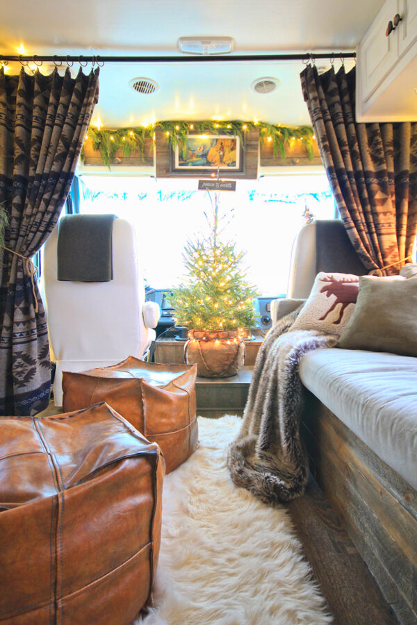 Renovated RV Christmas Tour | MountainModernLife.com