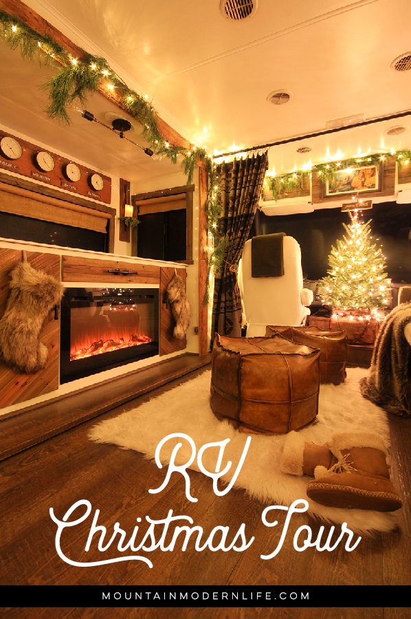 Renovated RV Christmas Tour