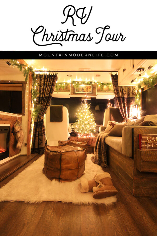 Renovated RV Christmas Tour | MountainModernLife.com