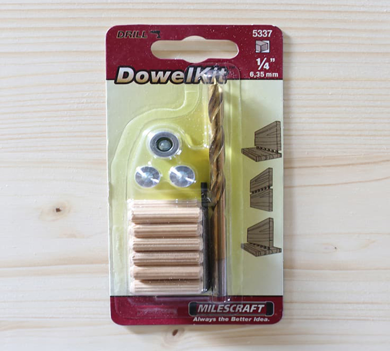 Wooden Dowel Kit for Expanding Table