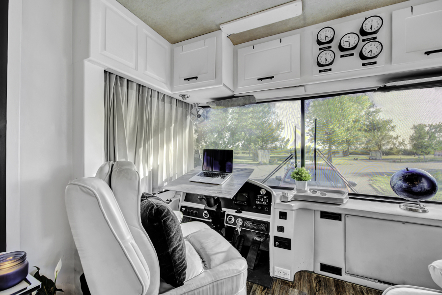 Contemporary Motorhome Remodel featuring RVLove