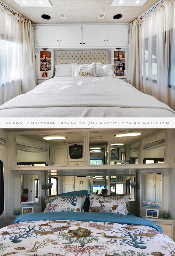 Contemporary Motorhome Remodel featuring RVLove