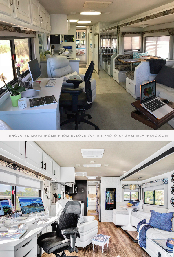 RV before and after remodel 