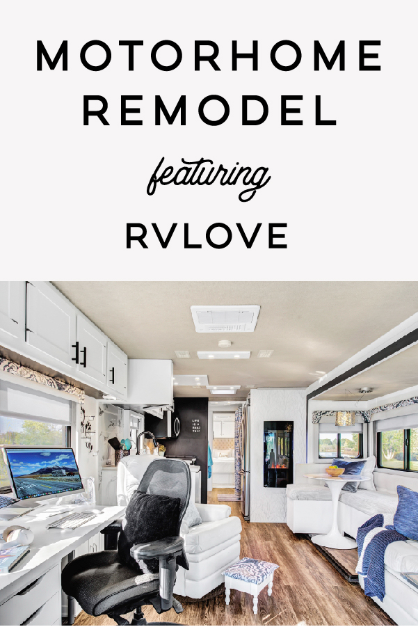 This contemporary motorhome renovation was completed off-grid in under a month