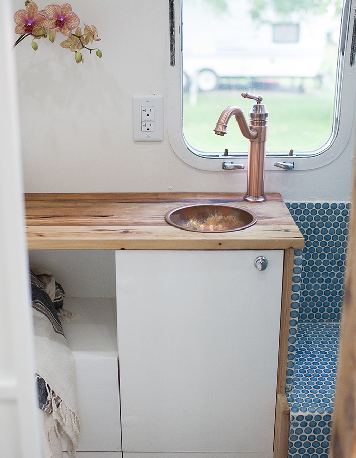 Vintage Airstream Bathroom Renovation