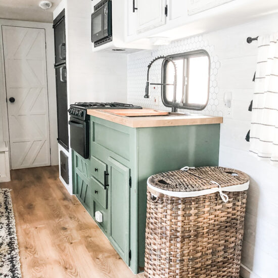 Peek inside this modern farmhouse-inspired RV renovation from @rv ...