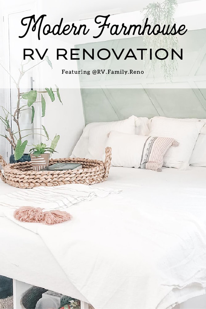 Modern Farmhouse-inspired RV renovation