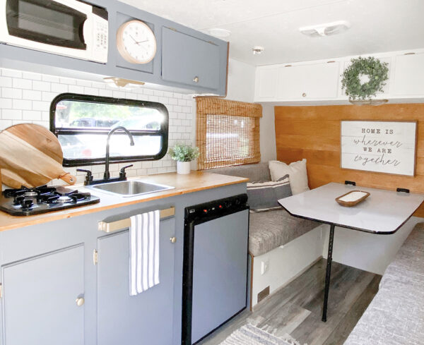 An accountant with a passion for DIY renovated this small camper for ...