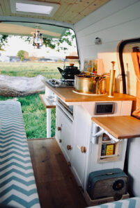 cozy micro camper van