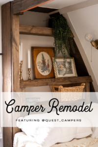 rustic vintage camper renovation