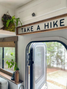take a high sign above RV door
