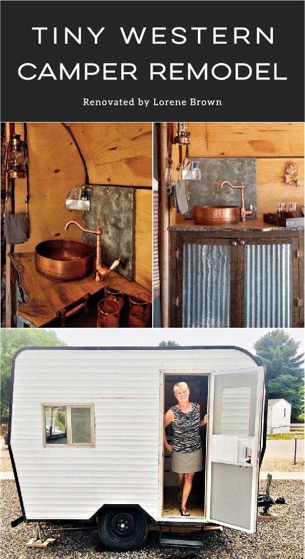 This tiny western camper will transport you to another time and place!