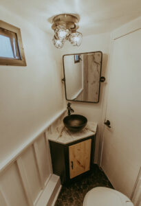 camper bathroom reno