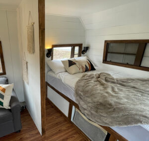 cozy camper bedroom