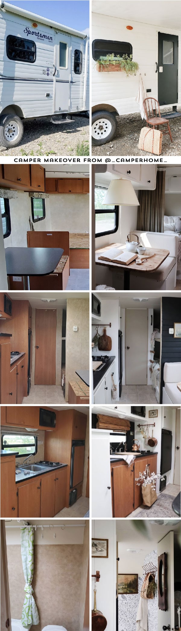 This lovely camper makeover cost less than $2k and is oh-so-charming