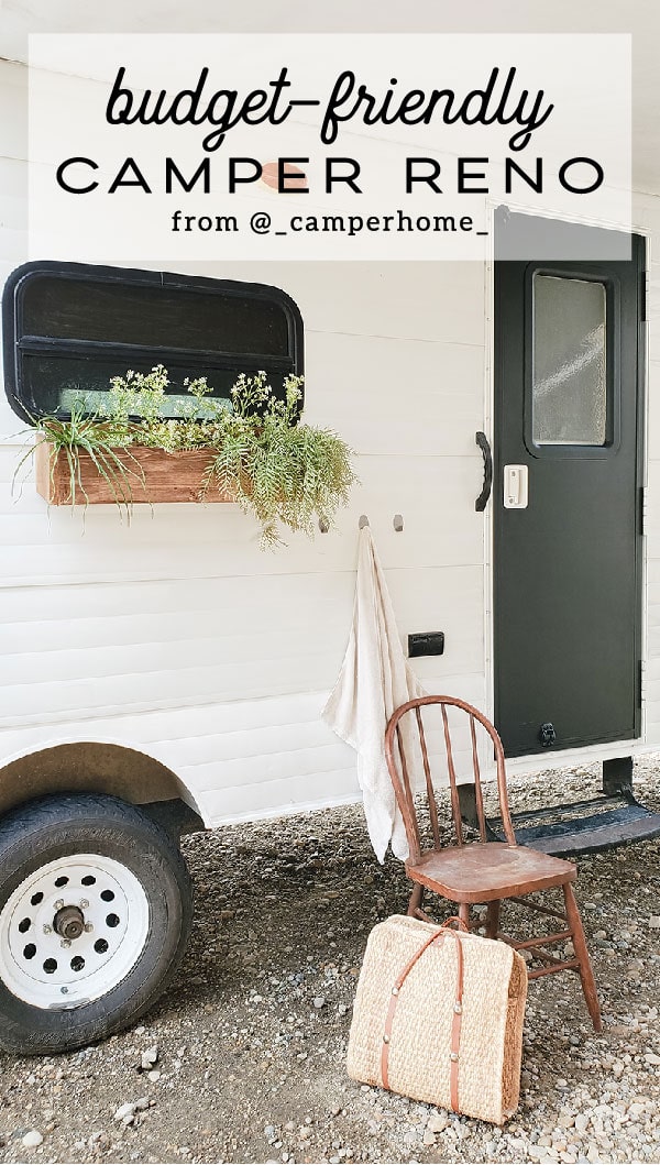 This lovely camper makeover cost less than $2k and is oh-so-charming