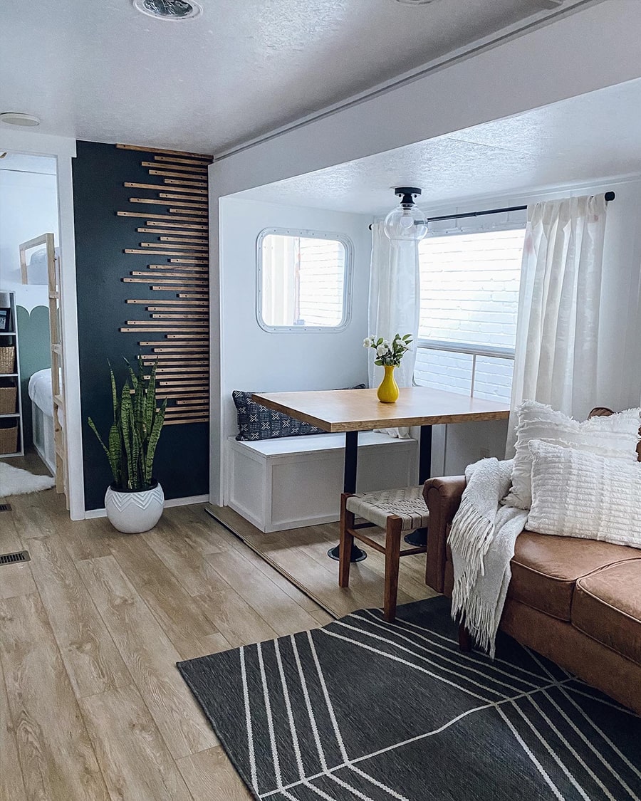 See how a couple renovated a Keystone Springdale Travel Trailer for their family of 5
