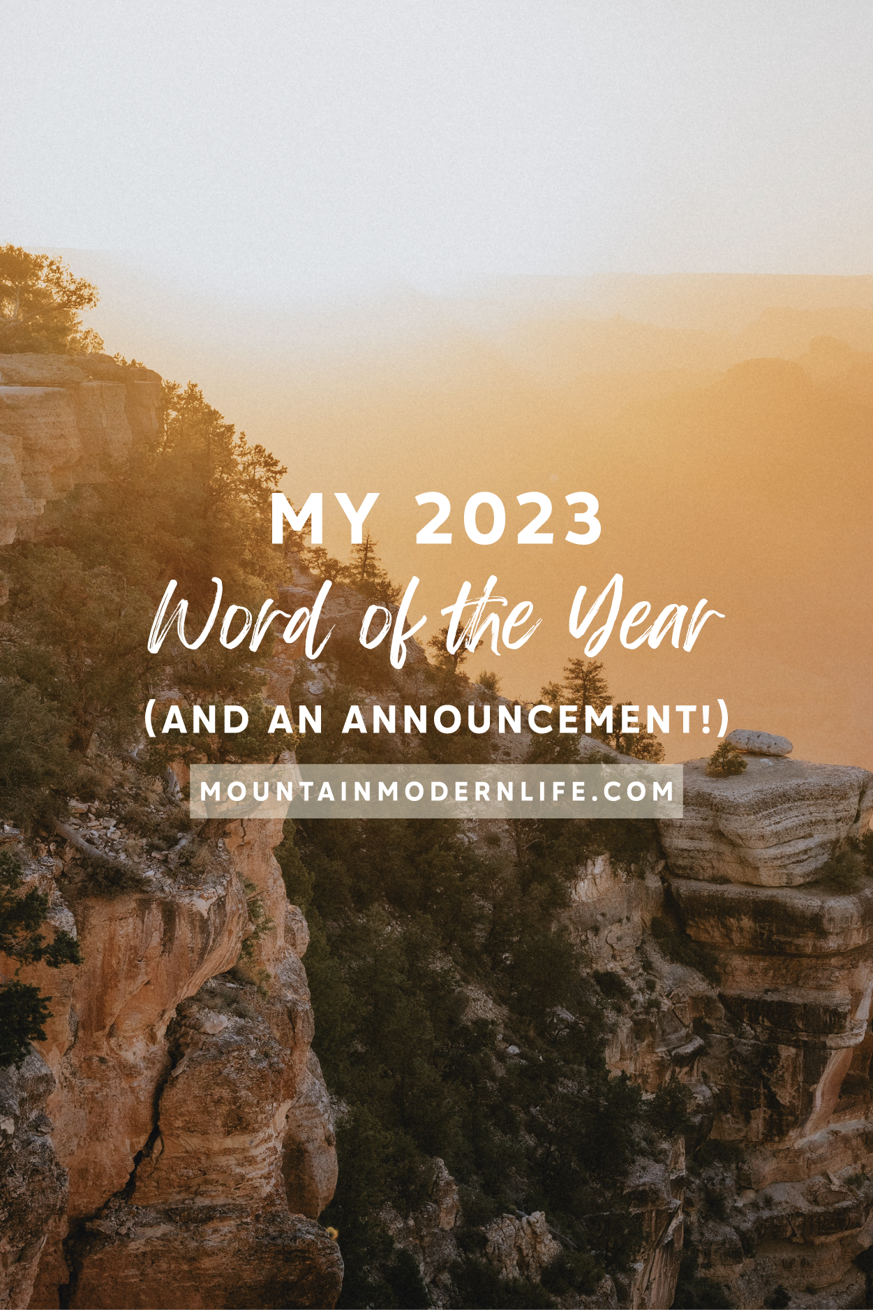 My 2023 WOTY (and an Announcement!)